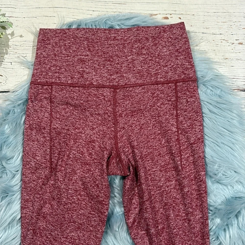 Athleta Salutation Stash Pocket II Softluxe Tight Leggings Antique Red